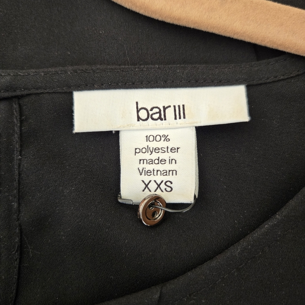 Bar III Long-Sleeve Ruffle Front Top - Picture 9 of 9